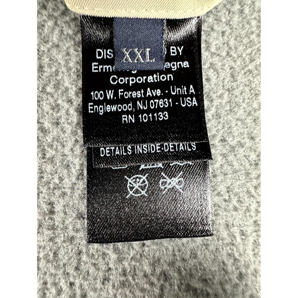 Zegna Sport Jacket Mens 2XL Beige Bi Swing Zip Quiet Luxury Minimalist Luxe - Picture 14 of 16